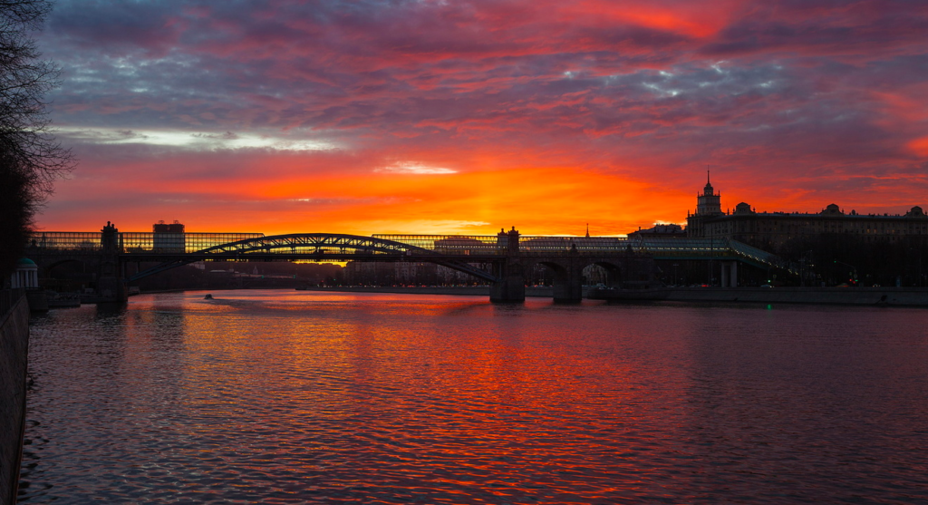 места с самыми красивыми закатами в Москве